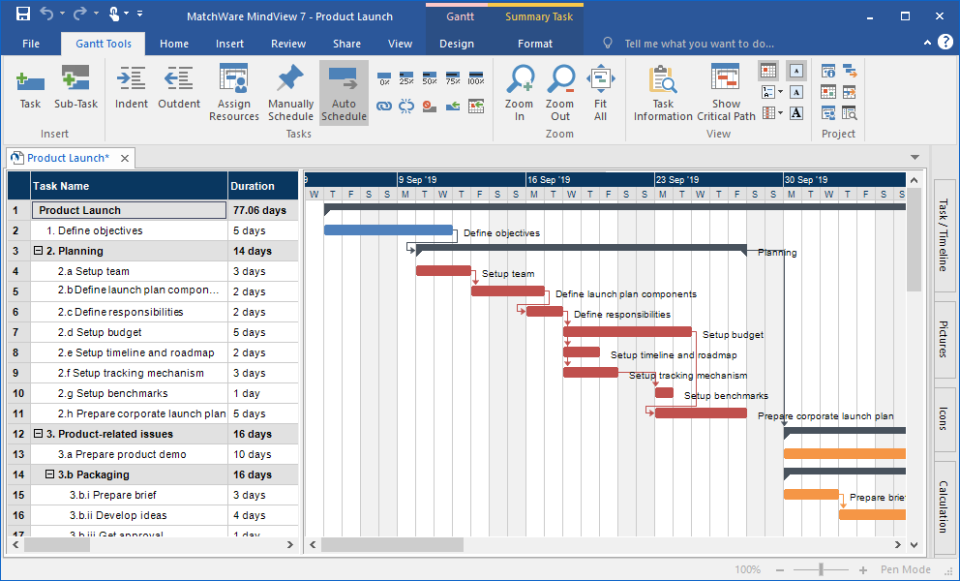 screenshot of MindView 6